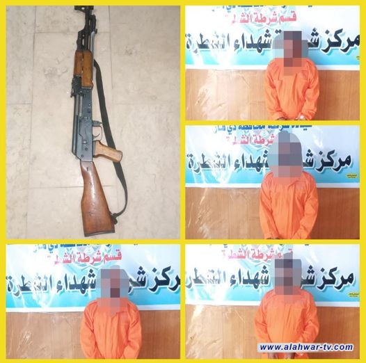 شرطة قضاء الشطرة تلقي القبض على 4 متهمين بقضية مشاجرة .